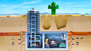 LEGO Underground Bunker MOC