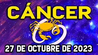 💔 𝐓𝐮 𝐚𝐦𝐨𝐫 𝐣𝐚𝐦𝐚𝐬 𝐭𝐞 𝐚𝐝𝐦𝐢𝐭𝐢𝐫𝐚 𝐞𝐬𝐭𝐨😮Horóscopo de hoy Cáncer ♋ 27 de Octubre de 2023 |Tarot