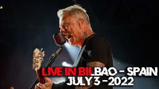 Metallica: Live In Bilbao, Spain (July 3, 2022) Full Concert