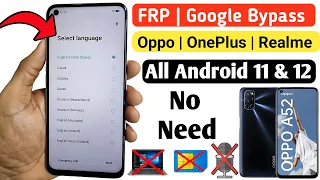 Oppo A52 FRP Bypass  | Oppo A52 Google Account bypass Android 11