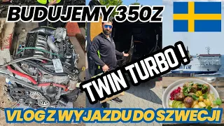 #181 Coobcio & Basia - Budujemy kolejną Twin Turbo Zetkę! Wyjazd do Szwecji po silnik i fotele:VLOG