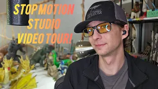 Stop Motion Animation Studio Video Tour - Legendary Godzilla & Dinosaurs