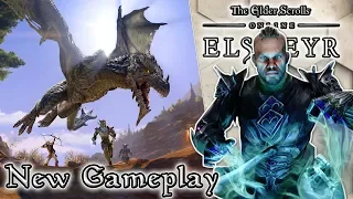 BETHESDA INVITED ME TO PLAY ELSWEYR!! - DRAGONS IN LONDON!!!! NEW ELDER SCROLLS ONLINE FOOTAGE