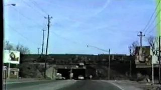 The old Thompson Lane Tunnel / Underpass in Nashville Tennessee