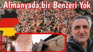 Almanyada, burası benzersiz. Yorucu bir Gezi, Nördlingen Şehir Duvarını gezdim