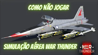 Como NÃO jogar Simulação aérea do War Thunder