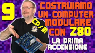 SHZ9-Costruiamo un computer modulare con Z80 - La prima accensione