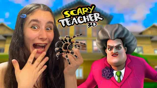 LAS PEORES BROMAS a la PROFESORA MALVADA en SCARY TEACHER 3D