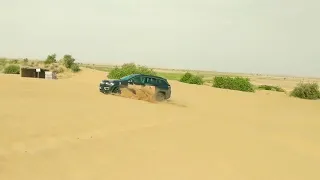 Jeep Compass 4x4 off-road test in sand- Thar Desert,Rajasthan