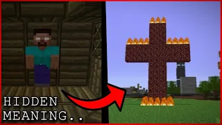 What do scary crosses mean in Minecraft...?