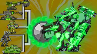 Transformers Tank : Fires Of Rubicon Robot VS Kv-44 Robot / Dora Robot | Arena Tank Cartoon