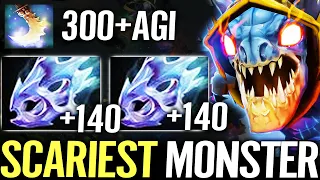 🔥 2x Moonshard SLARK 300+ Agility — 500AS Scariest Monster Unsleashed TOP RANK Gameplay Dota 2 Pro