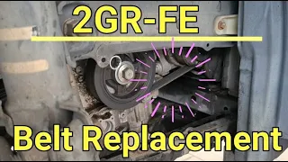 2GR-FE - Easily replace your Alphard/Vellfire fan belt.