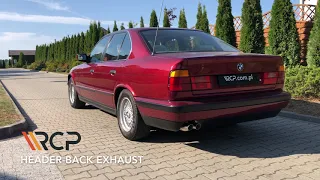 BMW 535i E34 | RCP Exhausts | Header Back Exhaust
