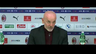 Milan-Spezia 1-2 * Stefano Pioli: L'arbitro ha sbagliato a non dare il vantaggio, ma niente alibi.