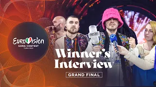 FIRST INTERVIEW 🇺🇦: Kalush Orchestra from Ukraine, the winners of the Eurovision Song Contest 2022