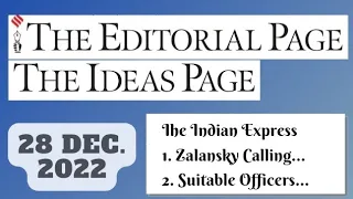 28th December 2022 | Gargi Classes The Indian Express Editorials & Idea Analysis | By R.K. Lata