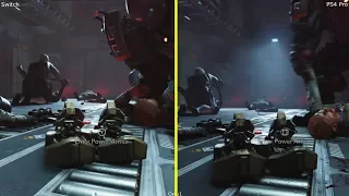 Wolfenstein 2 Nintendo Switch vs PS4 Pro Early Graphics Comparison
