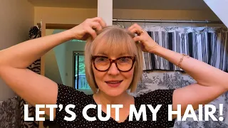 How I Cut My Own Bob Hairstyle