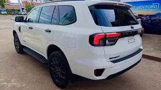 2023 Ford Everest Sport 2.0L Turbo 4x2 AT - White Color | Interior and Exterior