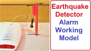 earthquake detector alarm working model | best out of waste | social science science exhibition