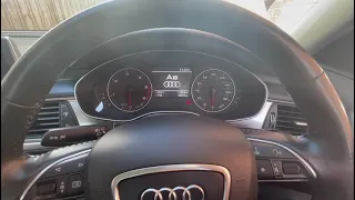 Audi A6 oil light reset