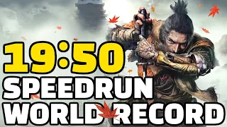 Sekiro Any% Speedrun in 19:50 (Former World Record)