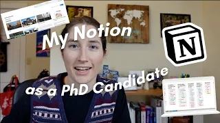 PhD Student Notion Tour | Plan with me using Notion + OneNote