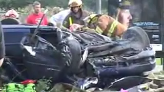 Langley Car Crash Rollover Rescue Death 200th St & 76th Ave BC Canada