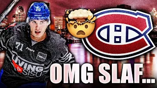 CRAZY SLAFKOVSKY UPDATE: JURAJ'S BEAUTIFUL GOAL IN LSHL (Montreal Canadiens Top Prospects News) 2022