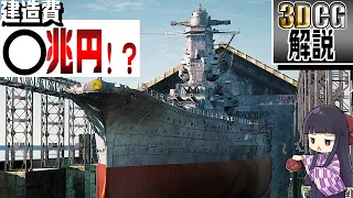 【3DCG検証】戦艦大和の建造費を徹底的に検証してみた！