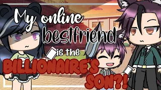 My Online Bestfriend is the Billionaire's Son?! / Gacha Life  /GLMM  / Love Story?