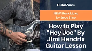 How to Play "Hey Joe" By Jimi Hendrix Guitar Lesson | Rock Licks Workshop