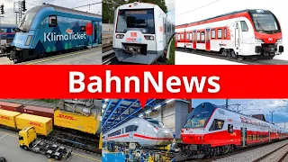 Autonome S-Bahnen, KlimaJet, hunderte Stadler-Züge für die Schweiz und viel mehr | BahnNews Oktober