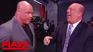 Kurt Angle asks Paul Heyman for a favor: Raw, April 2, 2018