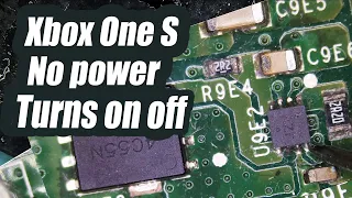 Xbox One S No Power - Turns on and shuts off immediately - Components keep shorting out -
