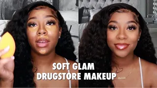 SOFT GLAM DRUGSTORE EVERYDAY MAKEUP ROUTINE FOR BEGINNERS | WOC
