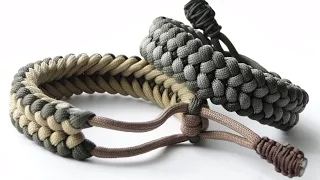 How to Make a "Mad Max Style" Sanctified Paracord Bracelet-Bonus:Cobra/King Cobra ending knot