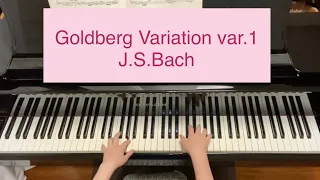 ゴールドベルグ変奏曲,第一変奏,バッハ,Goldberg Variation var.1,J.S.Bach,時をかける少女