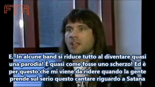 Bruce Dickinson sull'Heavy Metal e sulle accuse di satanismo (1986) SUB-ITA