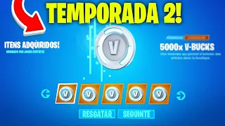 COMO GANHAR VBUCKS GRATIS NO FORTNITE CAPITULO 3 TEMPORADA 2 - FUNCIONA!!!