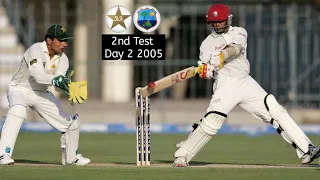 Pakistan vs West Indies 2nd Test day 2 2006 Highlights