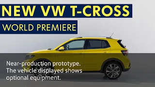 New Volkswagen T-Cross: World Premiere