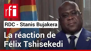 RDC : le président Tshisekedi s'exprime sur la détention du journaliste Stanis Bujakera • RFI