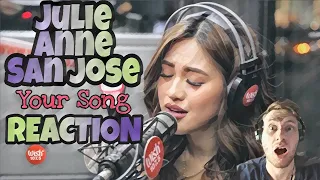 GREAT SINGER - Julie Anne San Jose - Your Song - Parokta Ni Edgar - Wish Bus 107.5 - REACTION