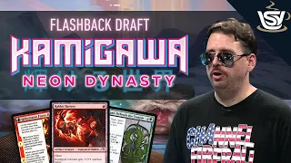 Getting Aggressive in a Neon Dynasty Flashback Draft | LSV | MTG Arena