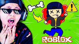 ME ROMPO TODOS LOS HUESOS EN ROBLOX 🤕💥 | Pathofail