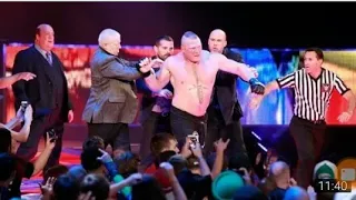 WWW 29TH October 2018 Brock Lesnar Brwal with Braun strow