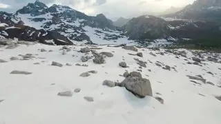 Drone Freestyle Mountain Landscape With Snow   Free Stock Footage   Creative Common Video PavYAOpVpJ