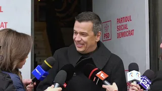 Declarații de presă susținute de Sorin Grindeanu, Sediul PSD - 29.11.2024